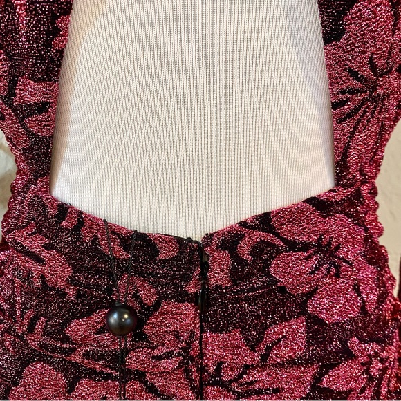 NWT FOR LOVE & LEMONS Shailee Mini Dress In Mulberry, S - Picture 13 of 15